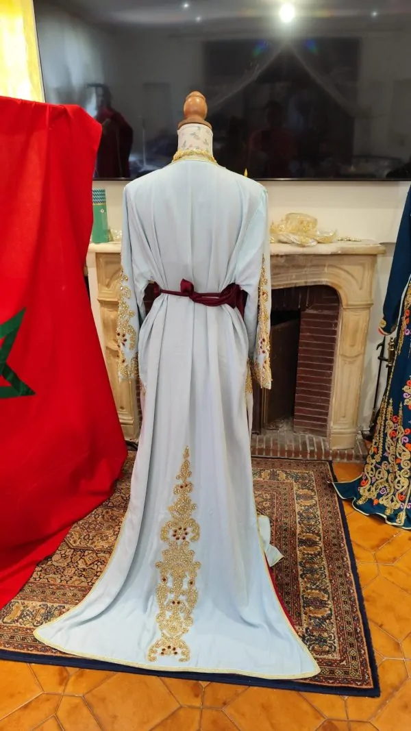 Neuer gefütterter marokkanischer Kaftan – zweiteilige Takchita — photo 2