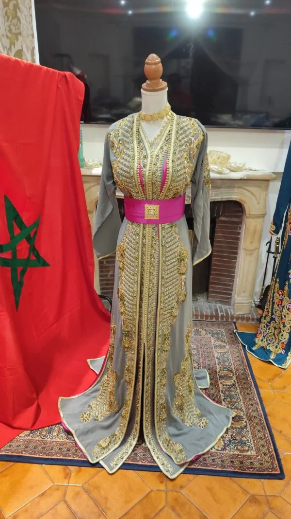 caftan marocain neuf avec doublure - Takchita deux pièces — photo 2