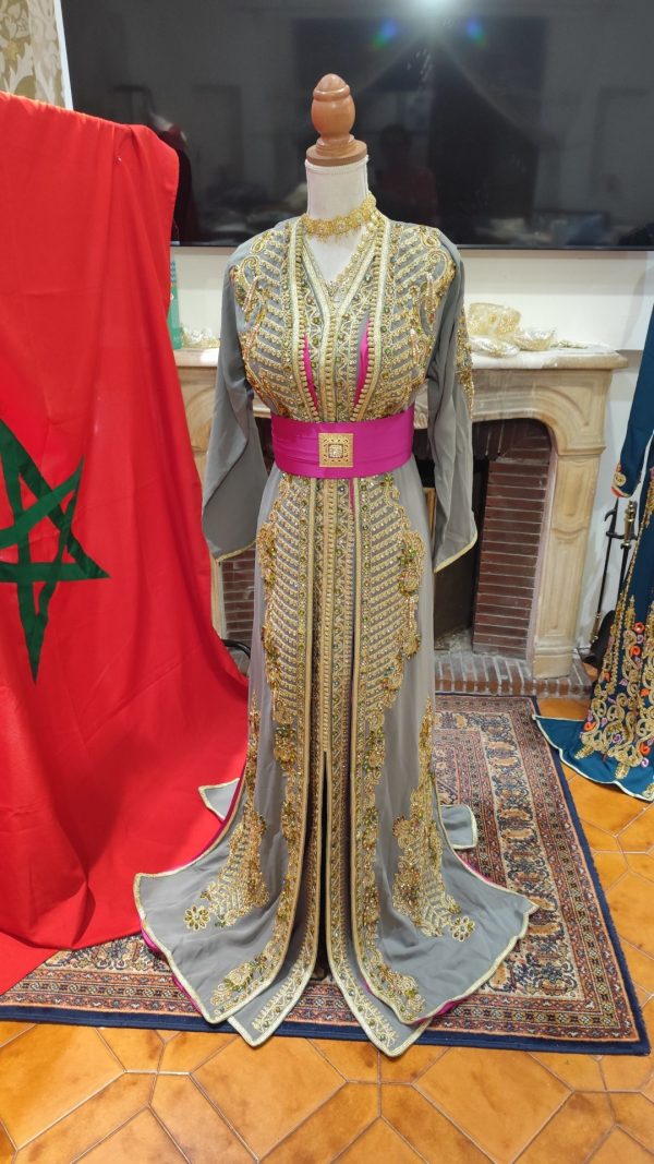 caftan marocain neuf avec doublure - Takchita deux pièces — photo 3