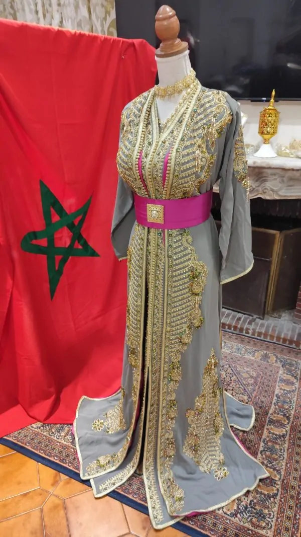 caftan marocain neuf avec doublure - Takchita deux pièces — photo 4