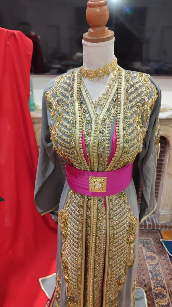 caftan marocain neuf avec doublure - Takchita deux pièces — photo 8
