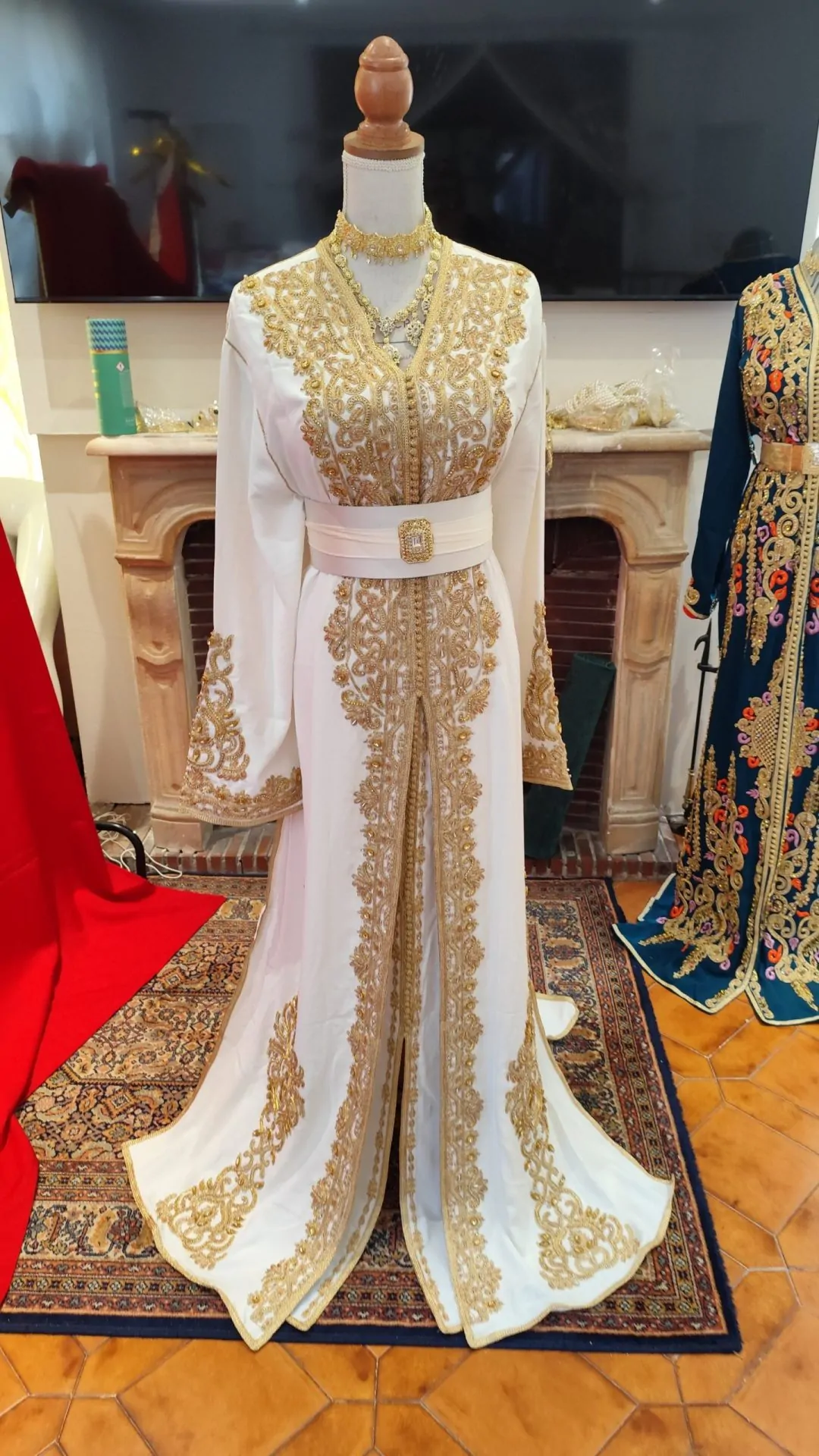 caftan marocain neuf - Takchita deux pièces – Image 3