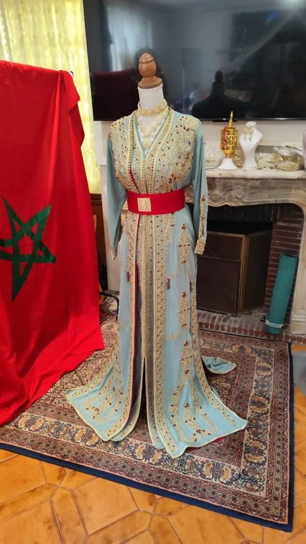 قفطان مغربي جديد مبطن - تقشيطة قطعتين — photo 13