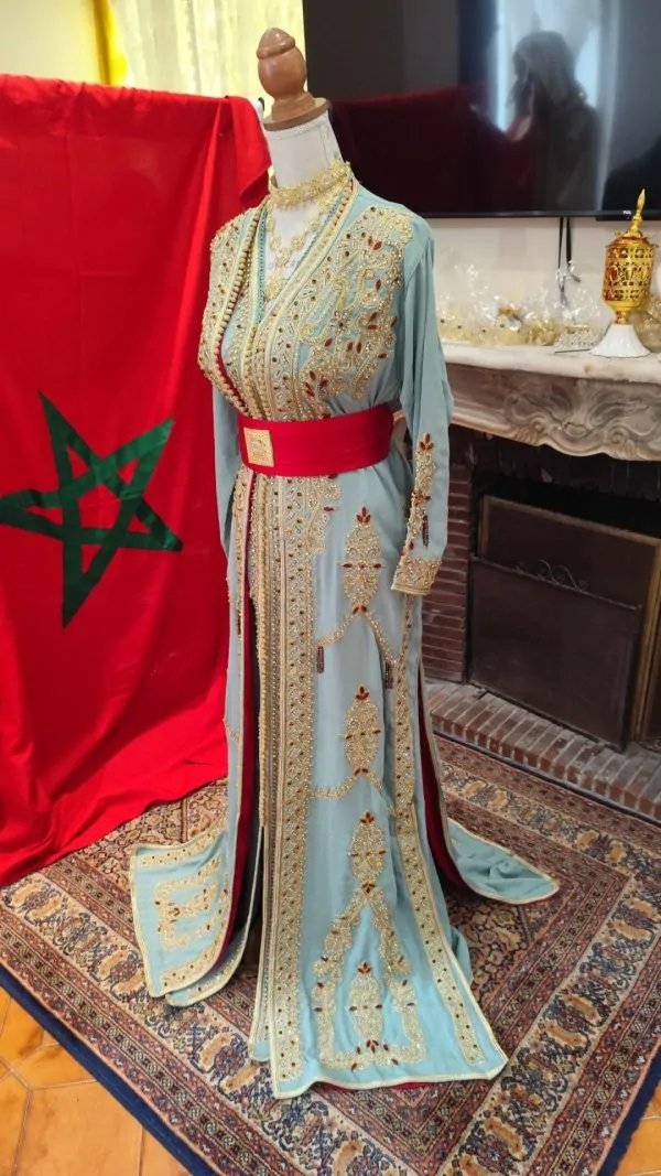 قفطان مغربي جديد مبطن - تقشيطة قطعتين — photo 15