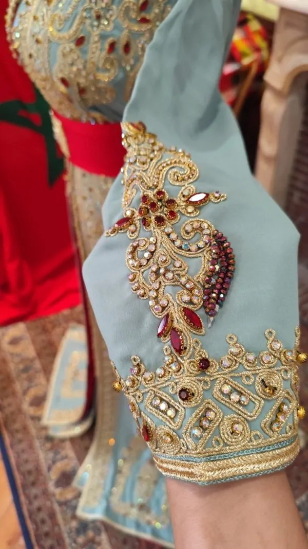 قفطان مغربي جديد مبطن - تقشيطة قطعتين — photo 6