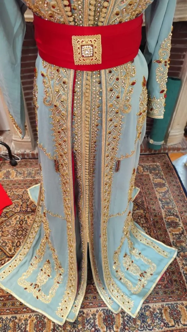 قفطان مغربي جديد مبطن - تقشيطة قطعتين — photo 9