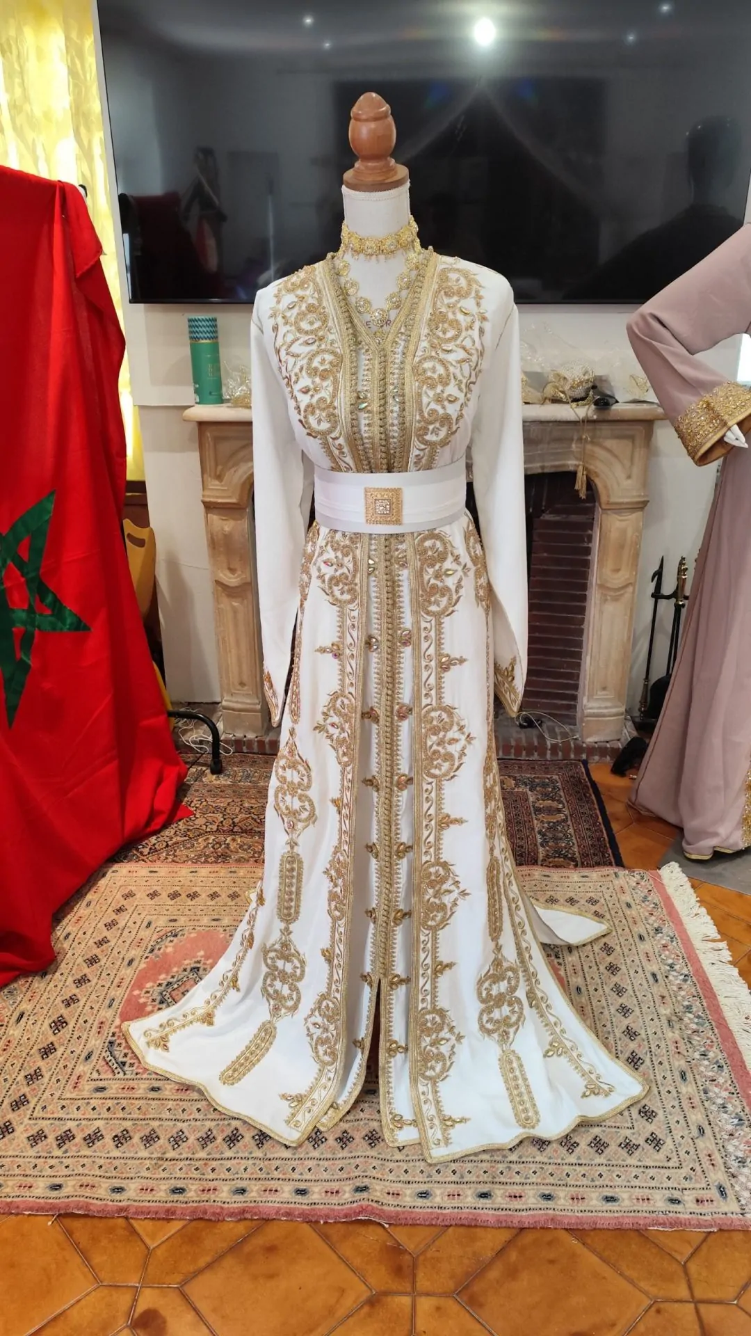 caftan marocain neuf deux pièces - Takchita deux pièces – Image 6