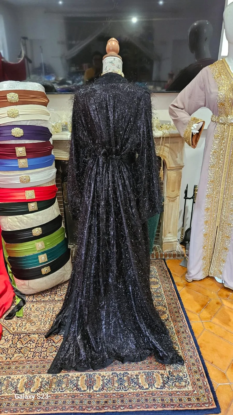 caftan marocain neuf avec ceinture - Takchita deux pièces – Image 8