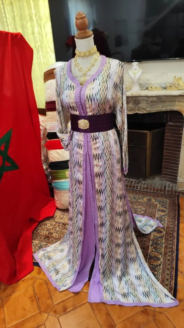 Gebrauchter marokkanischer Kaftan — photo 5