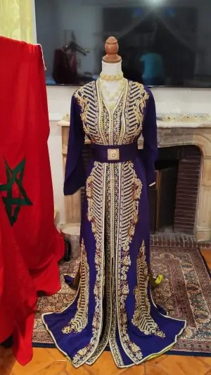 Caftano marocchino nuovo foderato