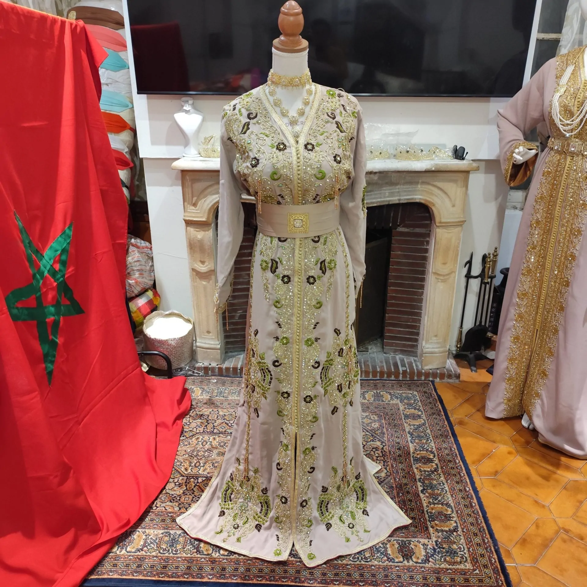 caftan marocain neuf doublé
