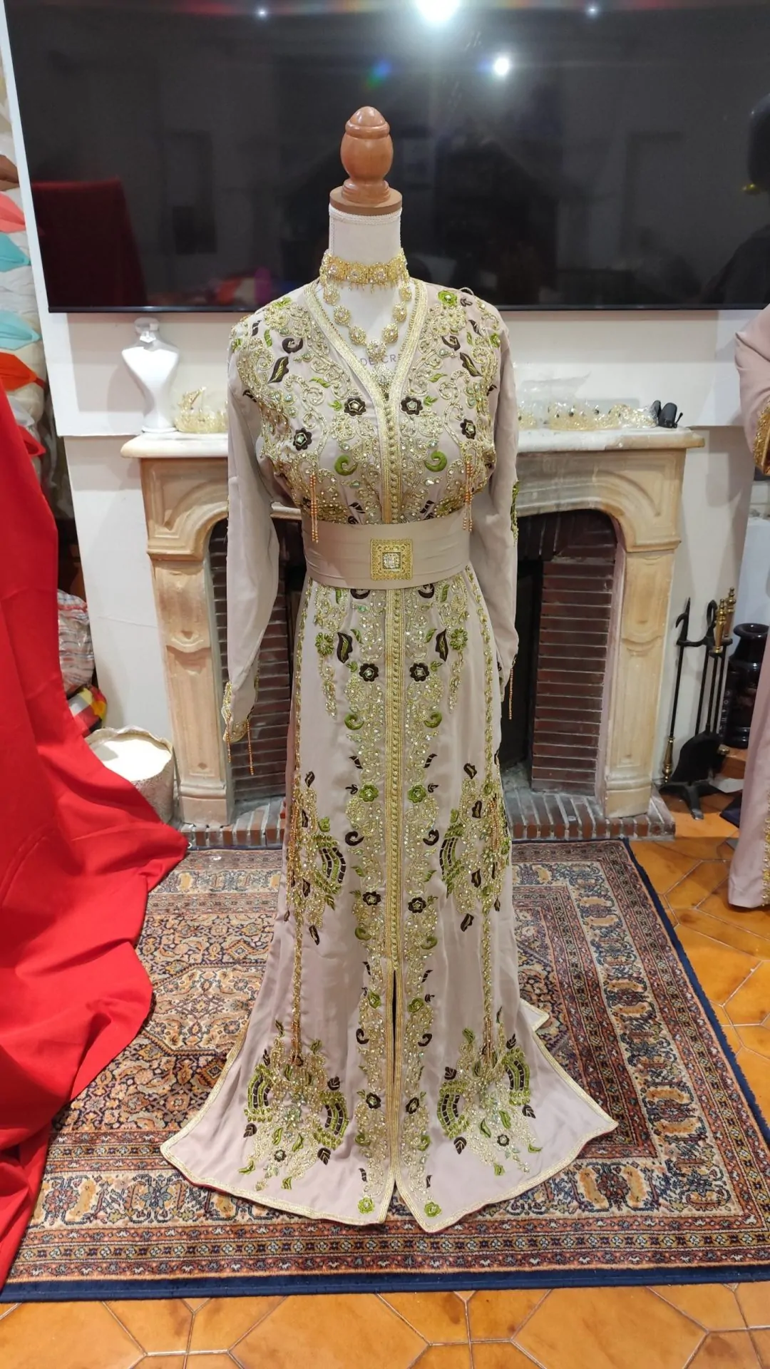 caftan marocain neuf doublé – Image 8