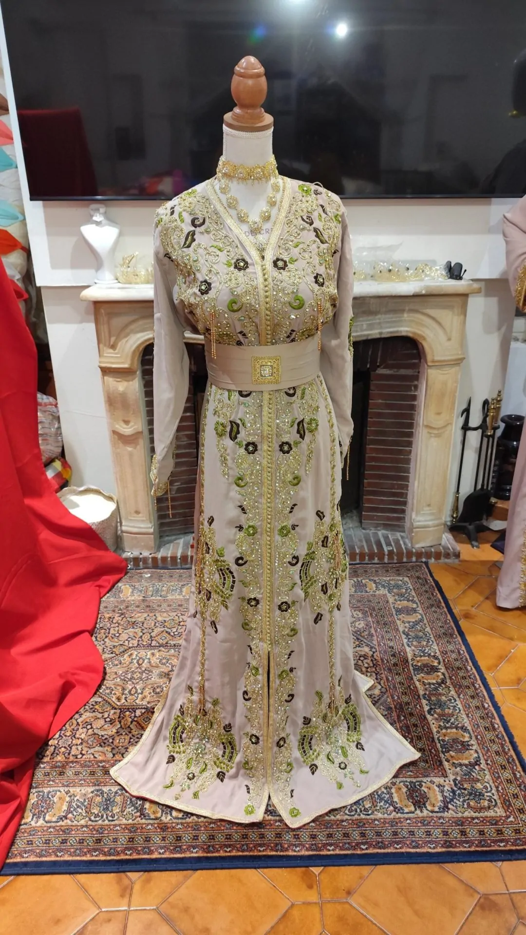 caftan marocain neuf doublé – Image 4