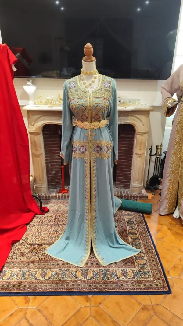 Gebrauchter marokkanischer Kaftan — photo 4