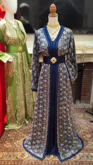 قفطان مغربي جديد - تقشيطة قطعتين