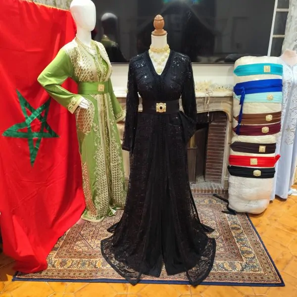 قفطان مغربي جديد - تقشيطة قطعتين