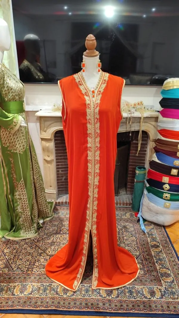 Neuer marokkanischer Kaftan – zweiteilige Takchita — photo 6