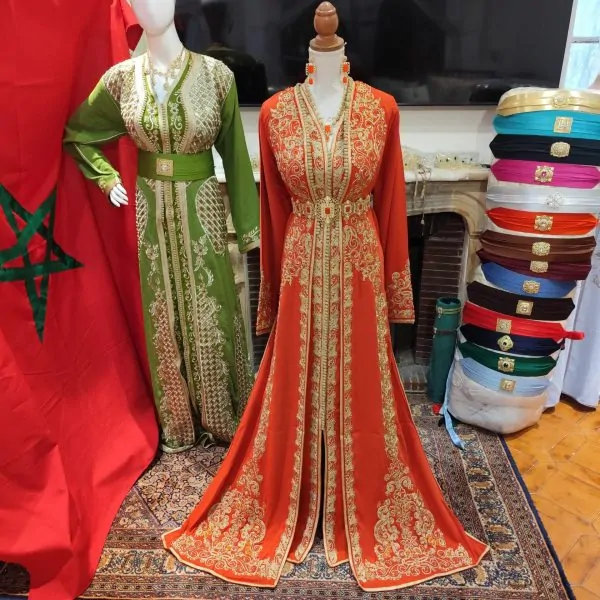 Neuer marokkanischer Kaftan – zweiteilige Takchita — photo 10