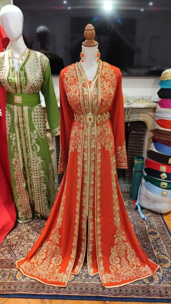 Neuer marokkanischer Kaftan – zweiteilige Takchita — photo 5