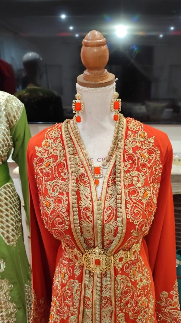 Neuer marokkanischer Kaftan – zweiteilige Takchita — photo 2