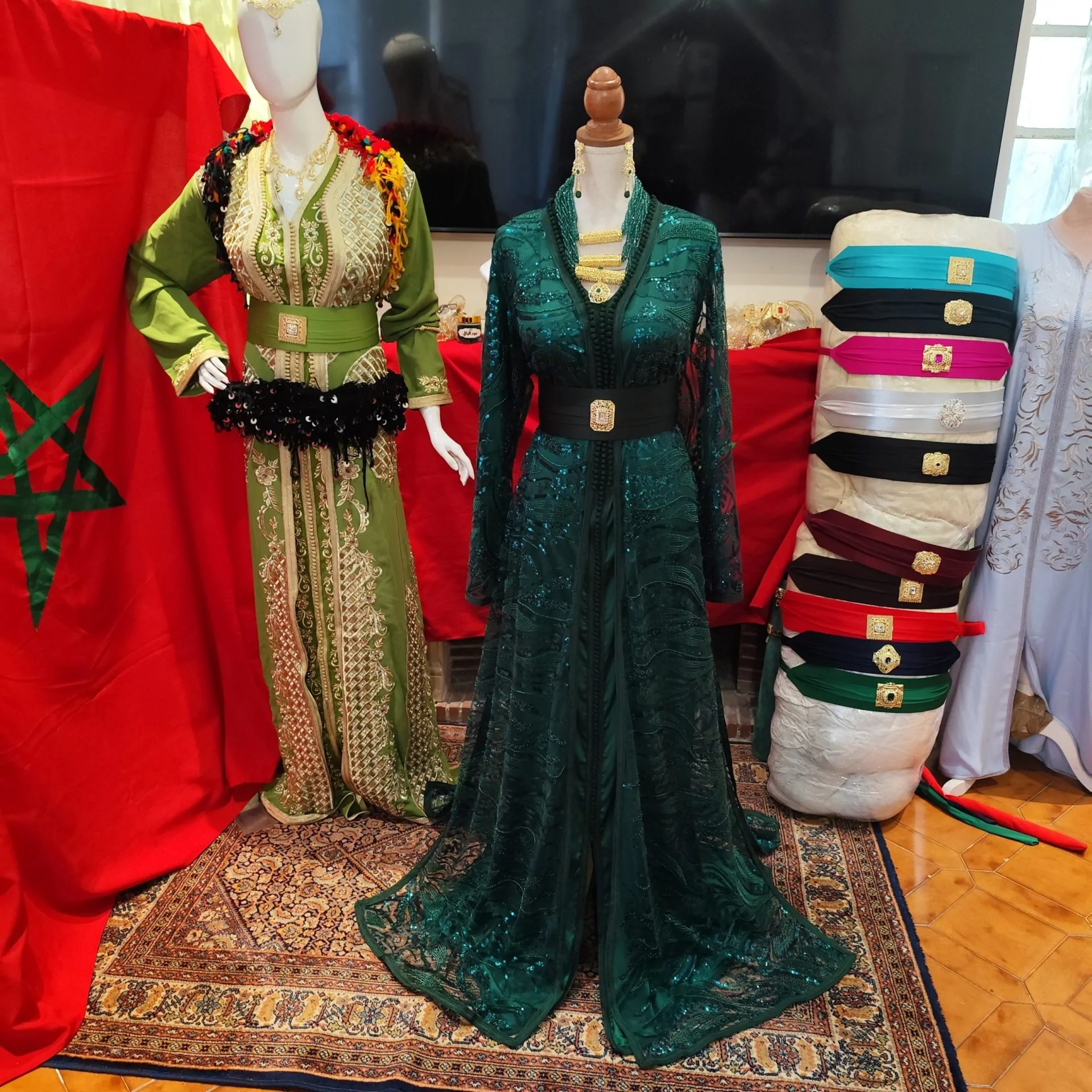 caftan marocain neuf - takchita deux pièces