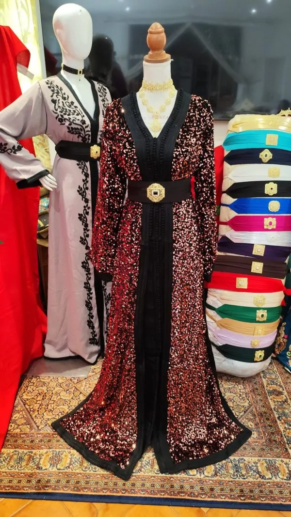 caftan marocain neuf doublé grand taille — photo 9