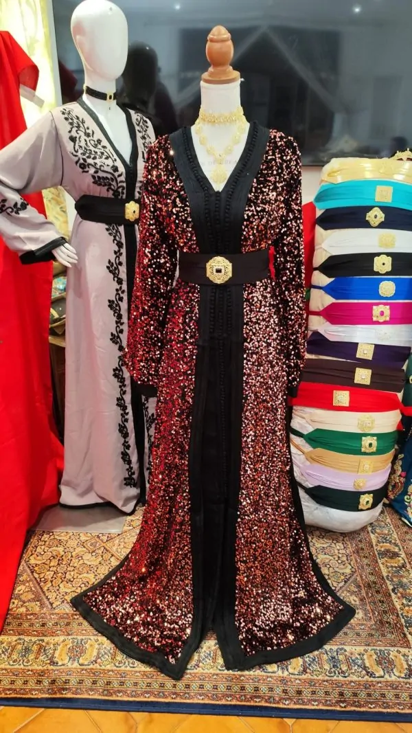 caftan marocain neuf doublé grand taille — photo 7