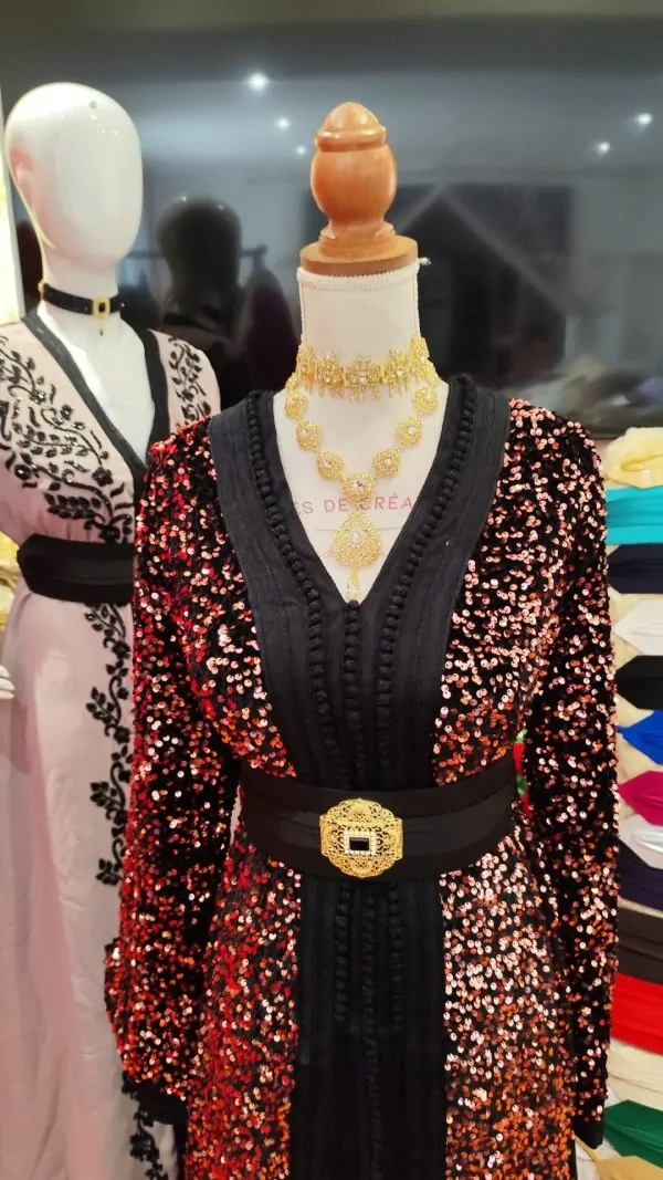 caftan marocain neuf doublé grand taille — photo 6