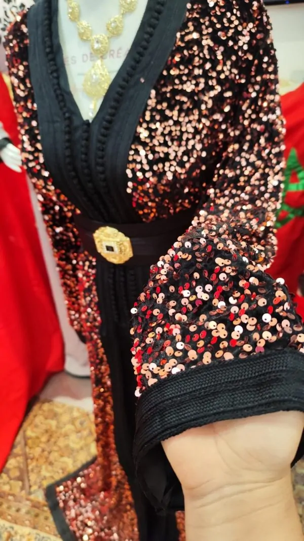 caftan marocain neuf doublé grand taille — photo 5