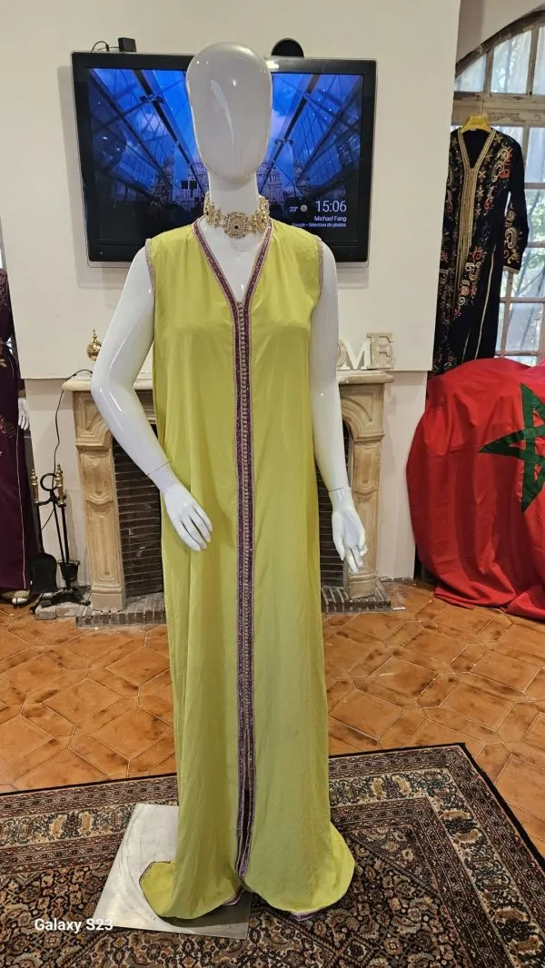 قفطان مغربي مستعمل - تقشيطة قطعتين — photo 3