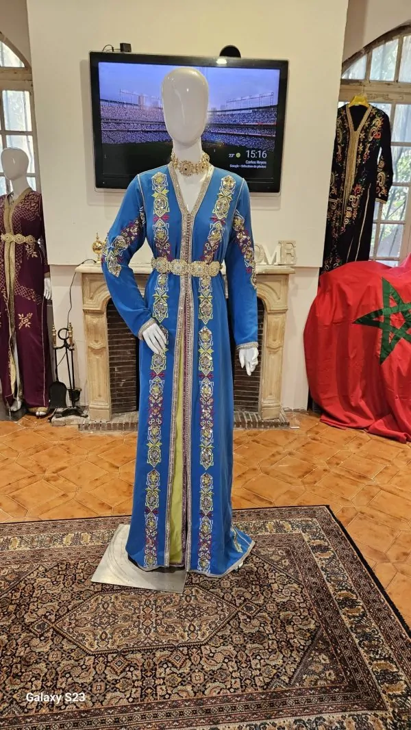 قفطان مغربي مستعمل - تقشيطة قطعتين — photo 5