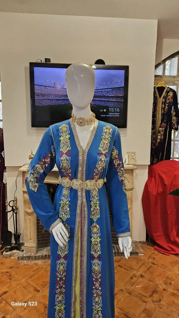 قفطان مغربي مستعمل - تقشيطة قطعتين — photo 8