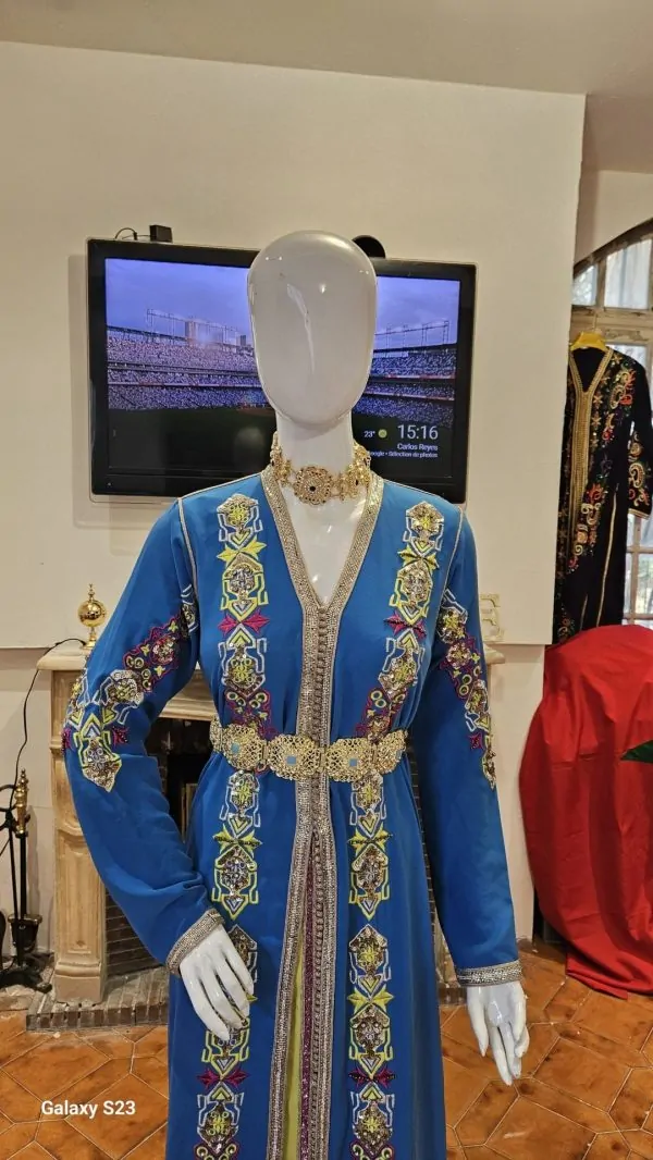 قفطان مغربي مستعمل - تقشيطة قطعتين — photo 2