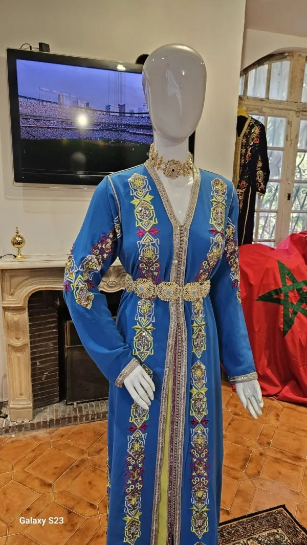 قفطان مغربي مستعمل - تقشيطة قطعتين — photo 7