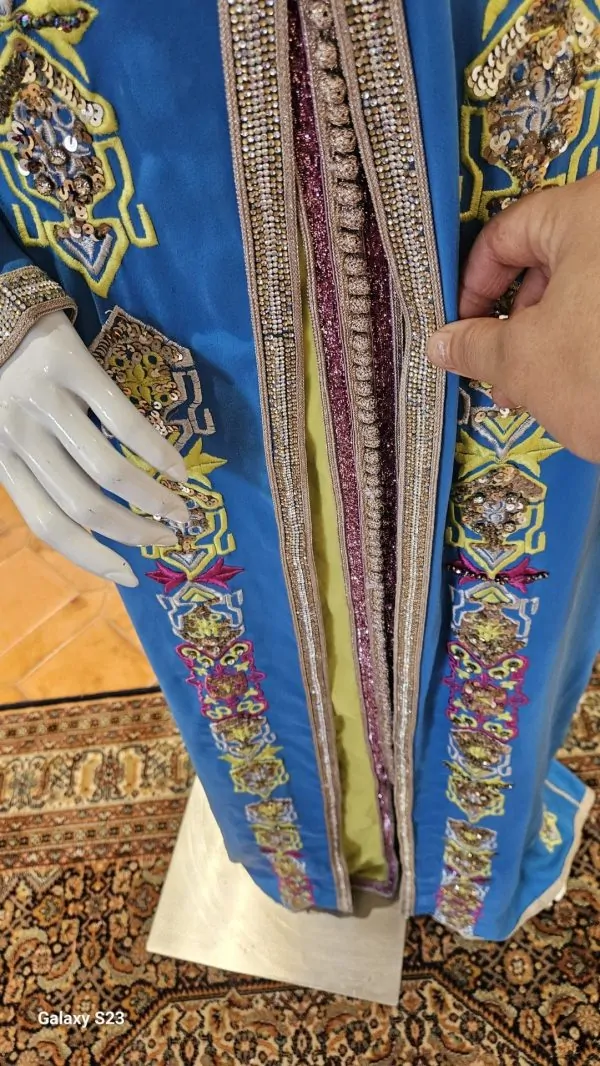 قفطان مغربي مستعمل - تقشيطة قطعتين — photo 6