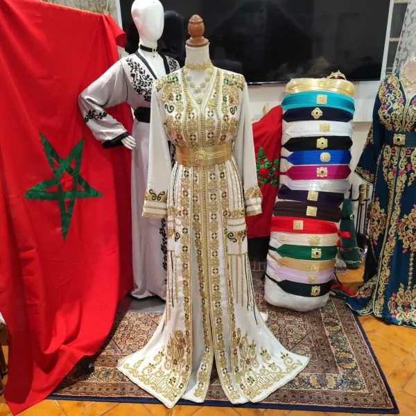 New lined Moroccan caftan – two-piece takchita