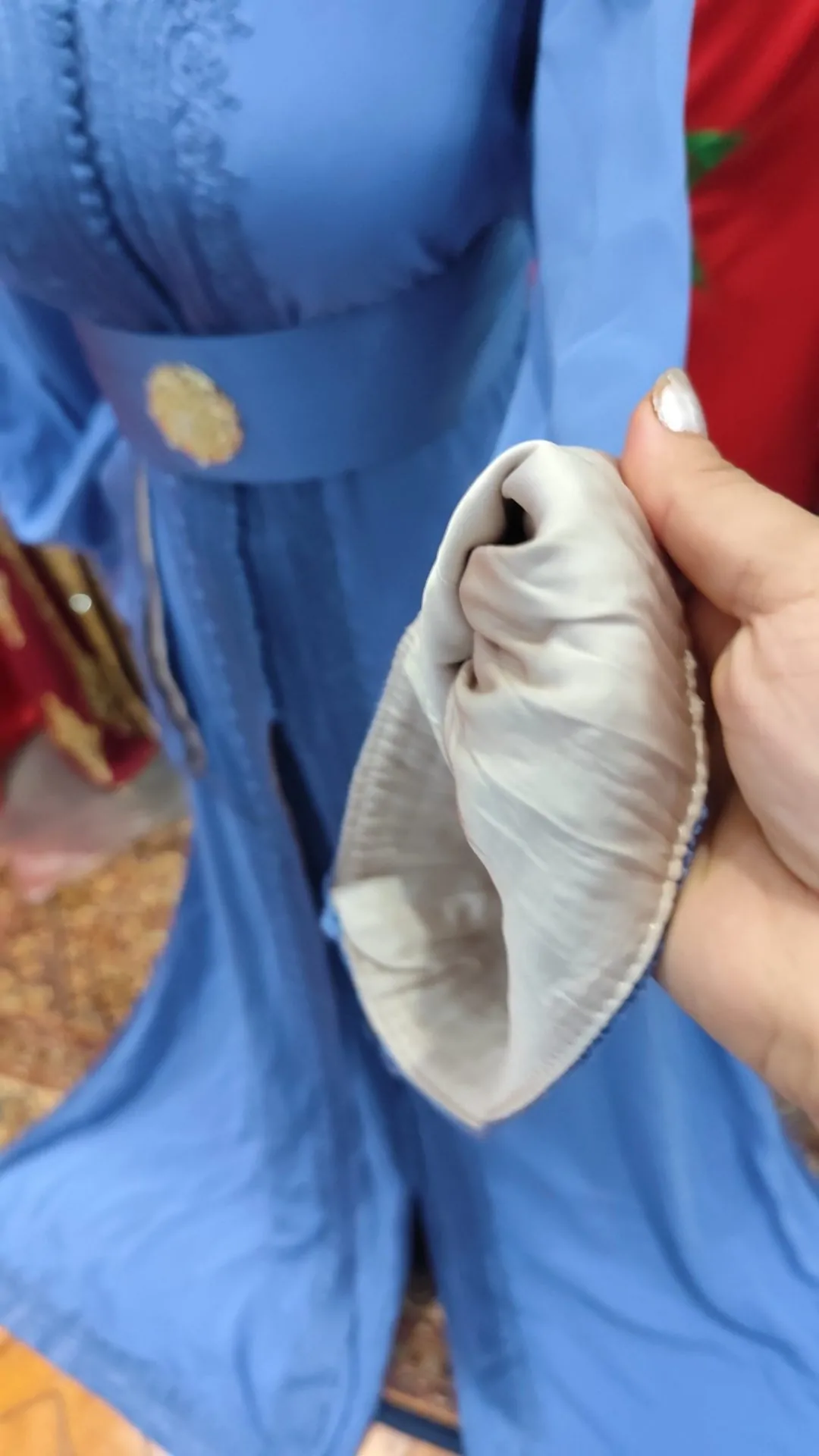 caftan marocain d occasion doublé – Image 6