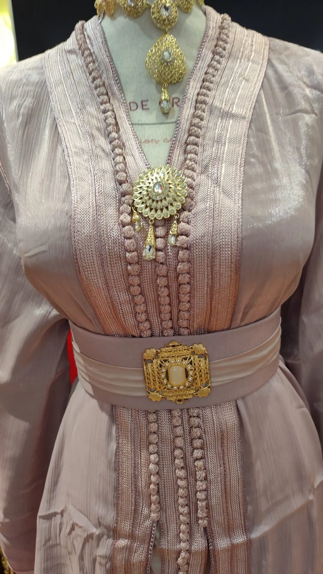 caftan marocain neuf avec ceinture – Image 7