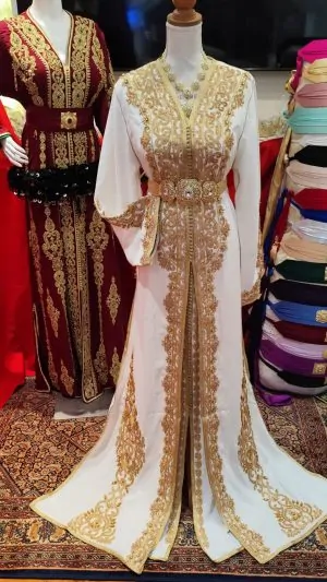 Neuer marokkanischer Kaftan – zweiteilige Takchita