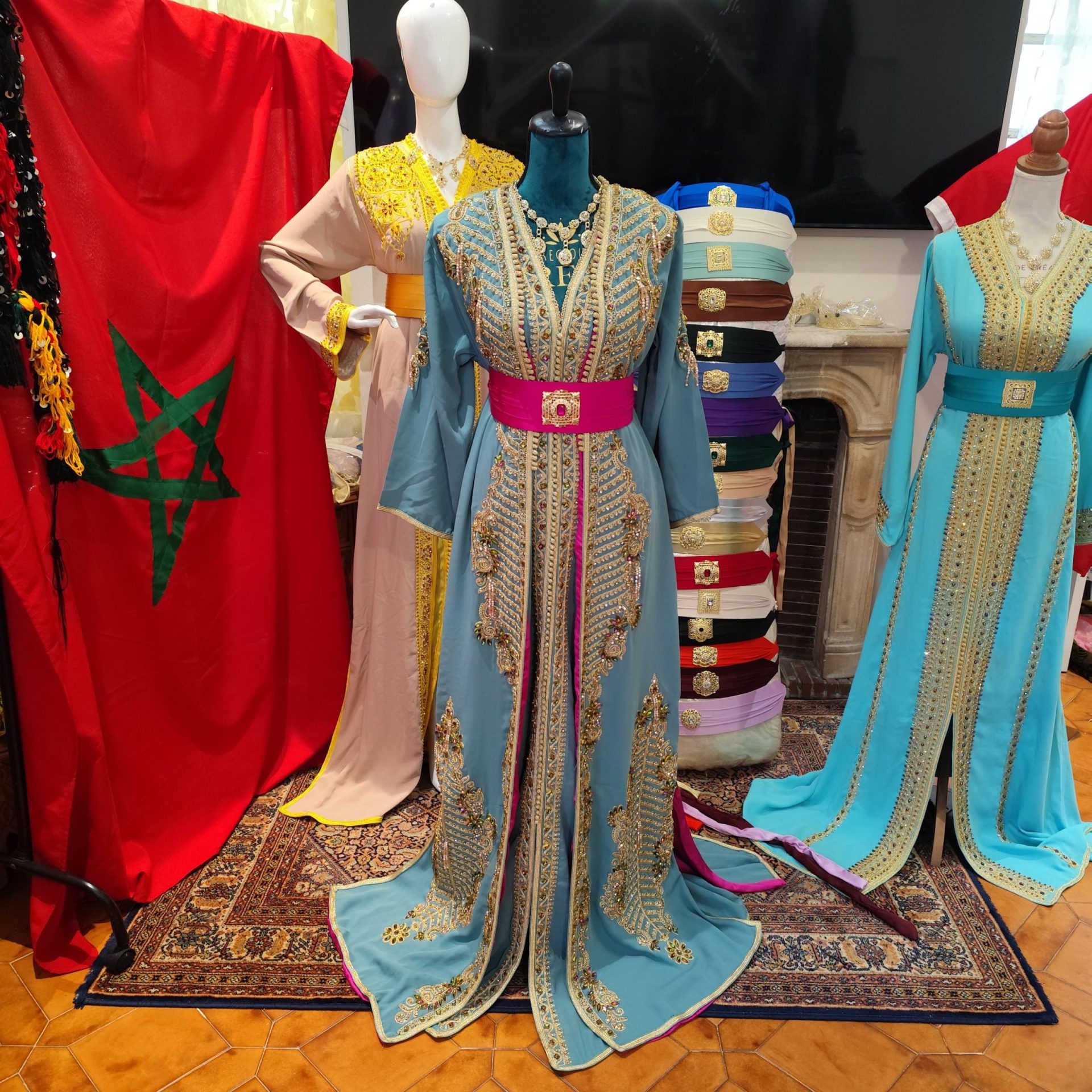 caftan marocain neuf takchita deux Pieces – Image 12