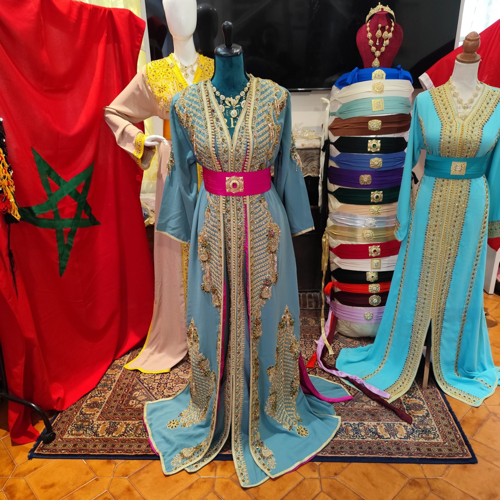 caftan marocain neuf takchita deux Pieces – Image 13