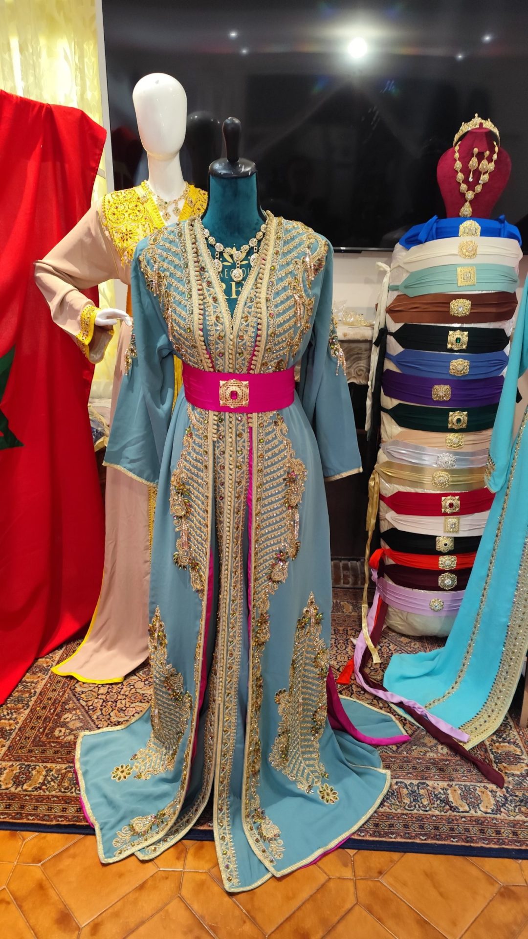 caftan marocain neuf takchita deux Pieces – Image 4