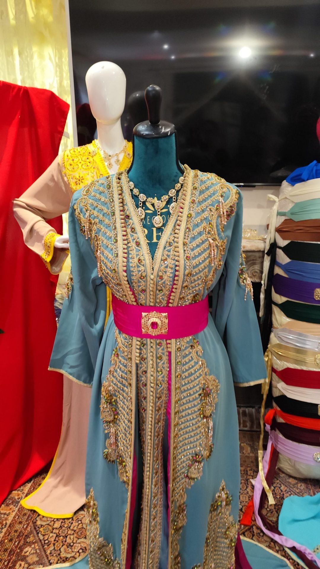 caftan marocain neuf takchita deux Pieces – Image 11