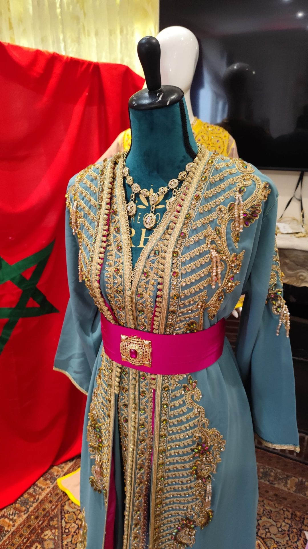 caftan marocain neuf takchita deux Pieces – Image 5