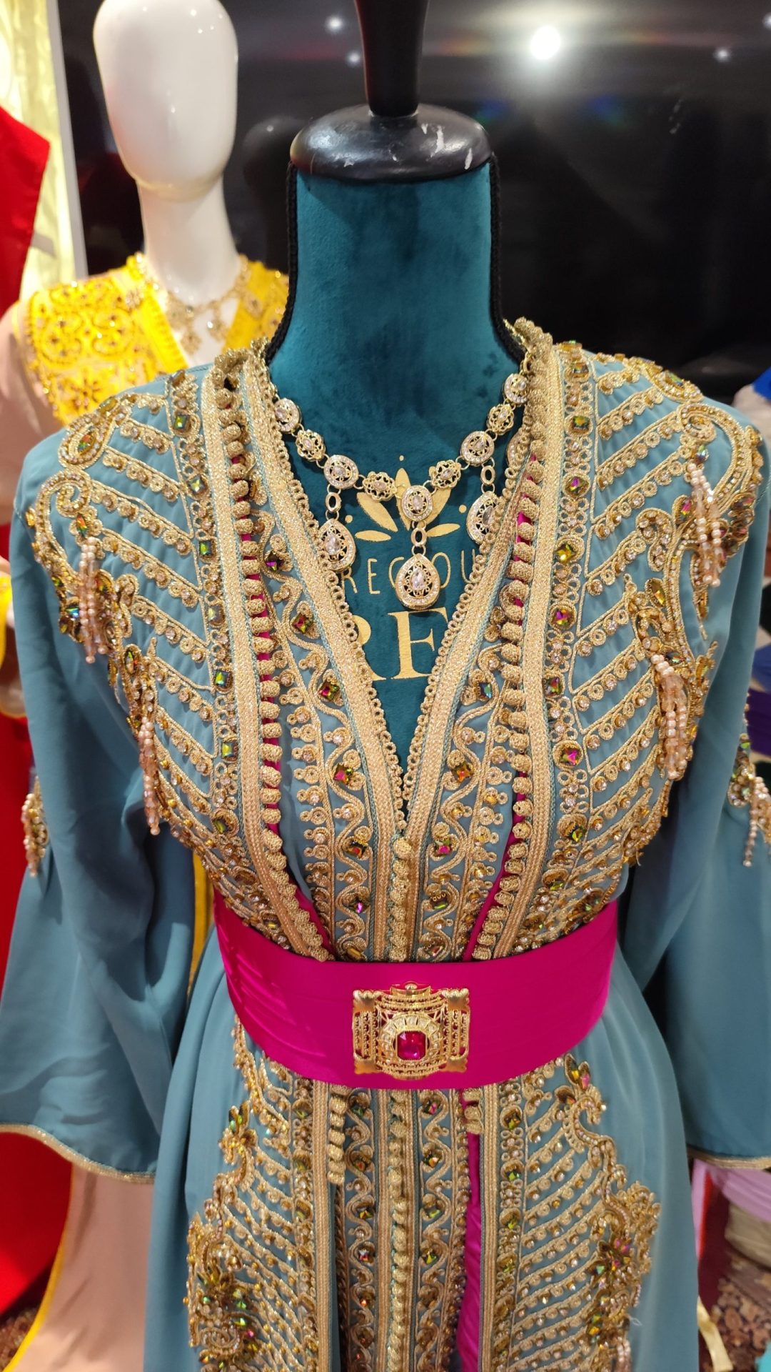 caftan marocain neuf takchita deux Pieces – Image 8
