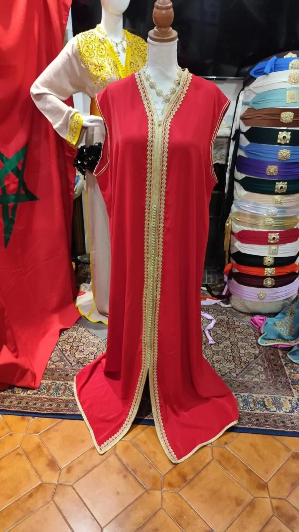 Caftán marroquí nuevo, talla grande – takchita de dos piezas — photo 16