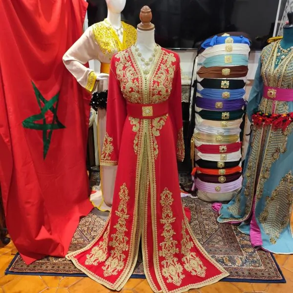 Caftán marroquí nuevo, talla grande – takchita de dos piezas — photo 17