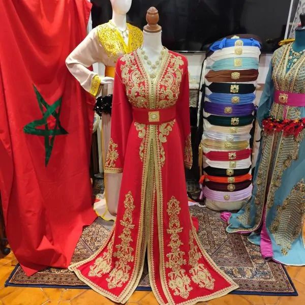 Caftán marroquí nuevo, talla grande – takchita de dos piezas — photo 14
