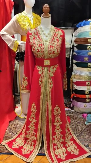 Neuer marokkanischer Kaftan, große Größe – zweiteilige Takchita