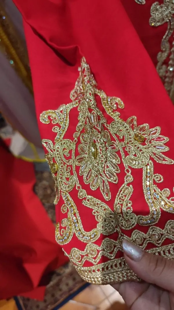 Caftán marroquí nuevo, talla grande – takchita de dos piezas — photo 10